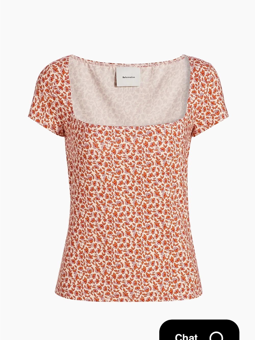 Reformation Bardot Square-Neck Knit Top in Mulberry - Picture 4 of 4